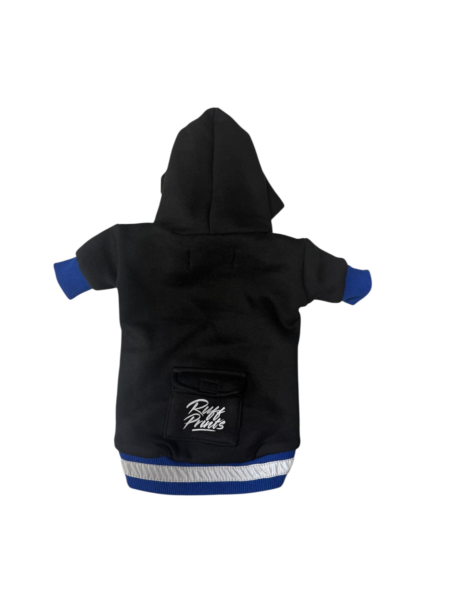 RuffPrints Royal Blue puppy sweatshirt